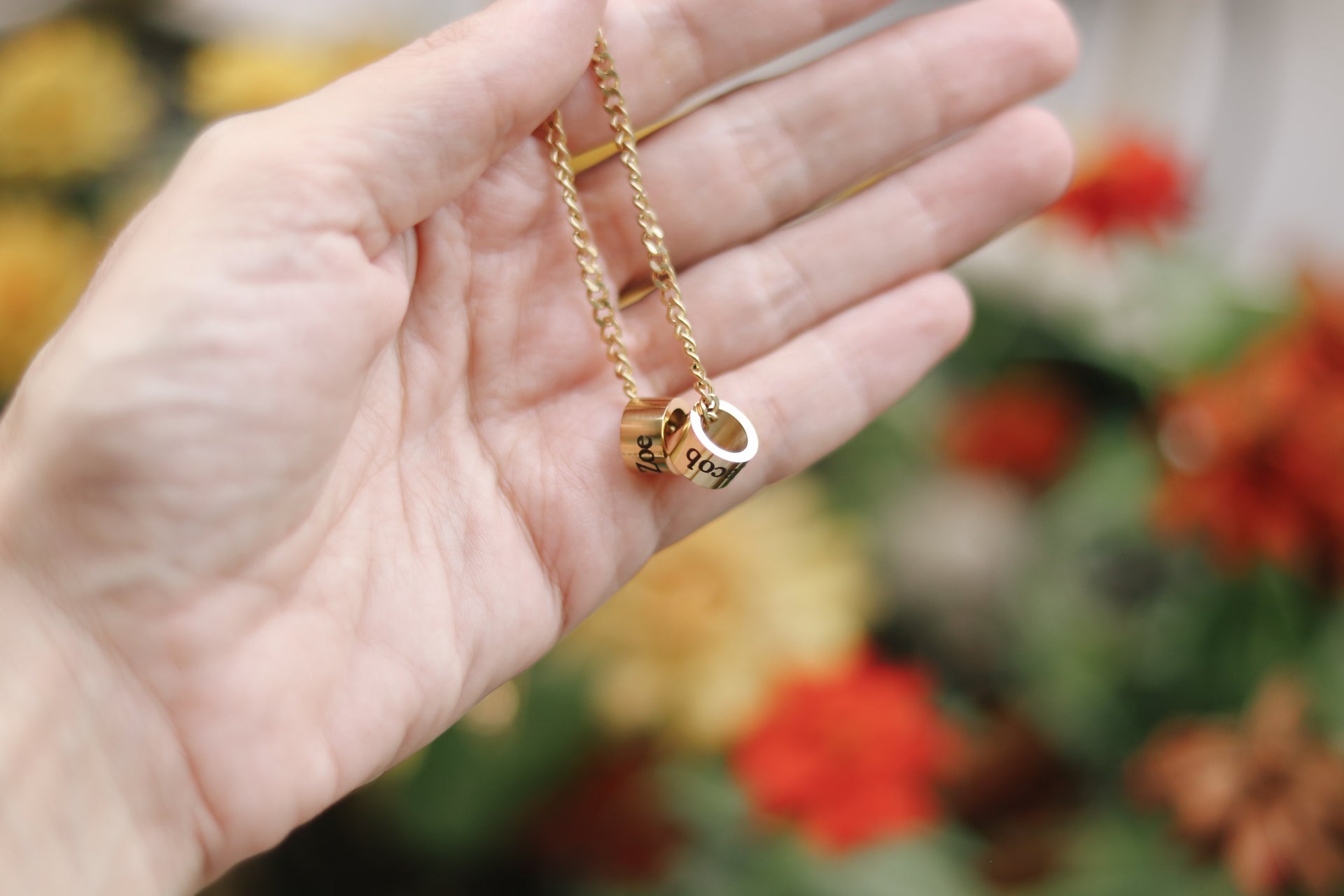 Personalized gift, Name Necklace For Men, Men's Initial Necklace, Stainless Steel Chain, Gold Necklace, Custom Mens Jewelry, Gift For Dad