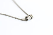 Personalized gift, Name Necklace For Men, Men's Initial Necklace, Stainless Steel Chain, Silver Necklace, Custom Mens Jewelry, Gift For Dad