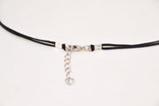 Life is what you make of it' black choker necklace - shani-adi-jewerly