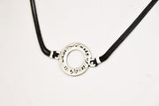 Life is what you make of it' black choker necklace - shani-adi-jewerly
