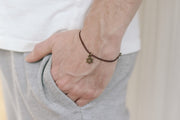 Star of David charm bracelet for men Israel