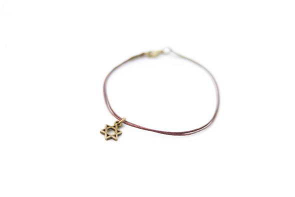 Star of David charm bracelet for men Israel