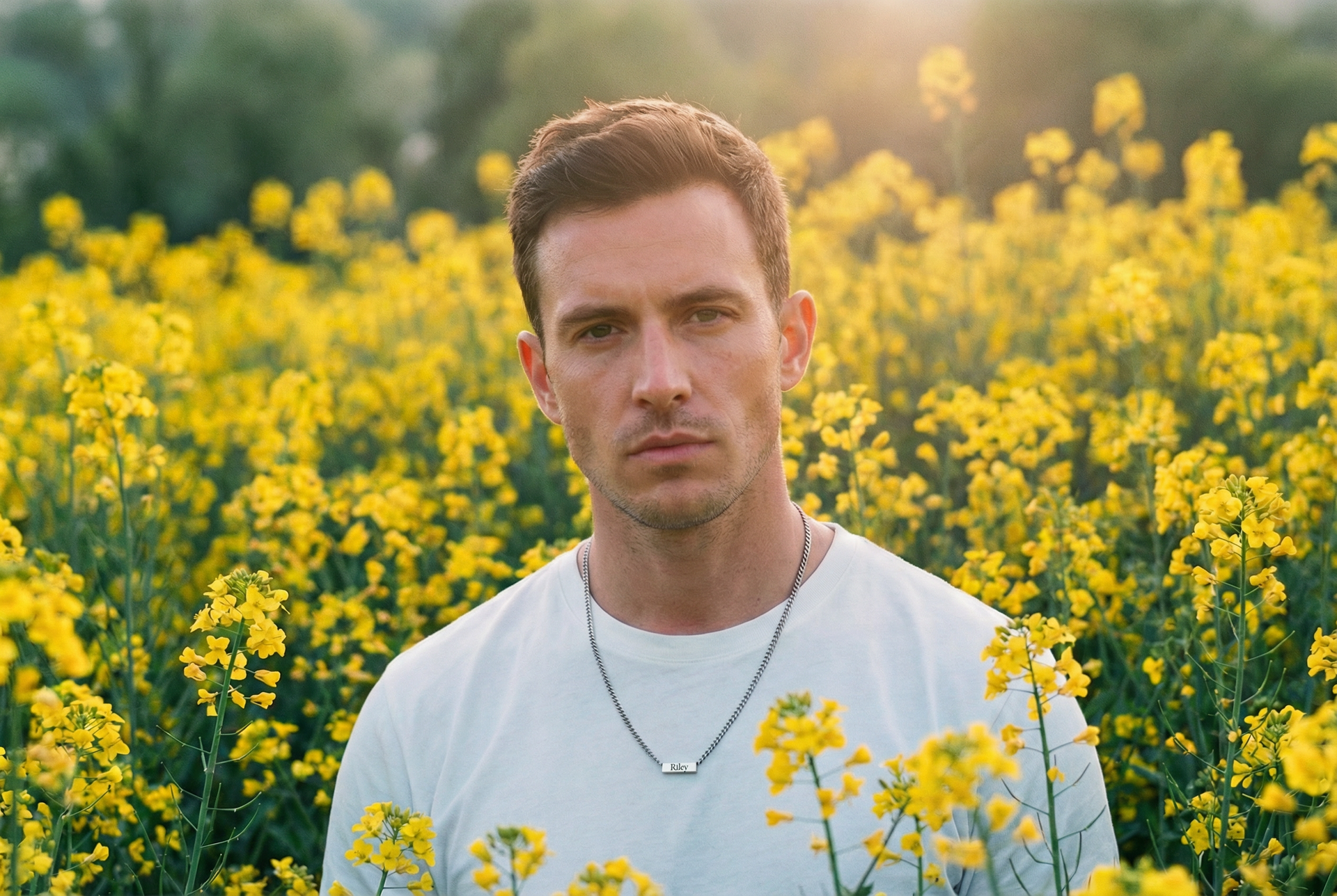 Personalized Gift Name Necklace For Men Waterproof Stainless Steel Chain Silver Custom Engraved Jewelry Father's Day Gift