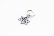 Star of David keychain Hebrew jewish am yisrael chai Star of David keychain Hebrew jewish am yisrael chai עם ישראל חי - ביחד ננצח