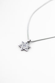 Star of David necklace for men am yisrael chai lion jewish gift from Israel