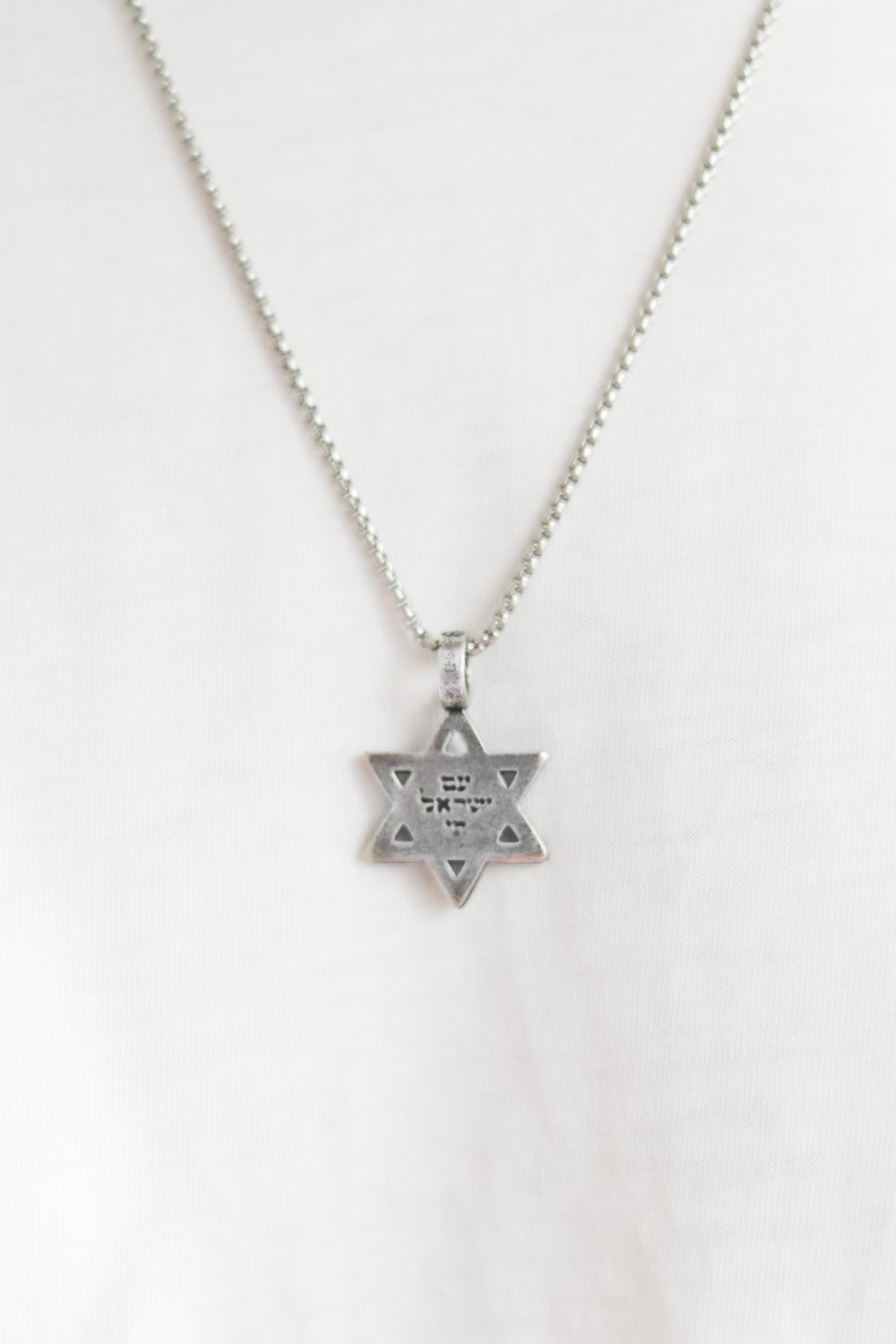 Star of David necklace for men am yisrael chai lion jewish gift from Israel