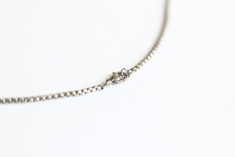 Personalized gift, Name Necklace For Men, Men's Initial Necklace, Stainless Steel Chain, Silver Necklace, Custom Mens Jewelry, Gift For Dad