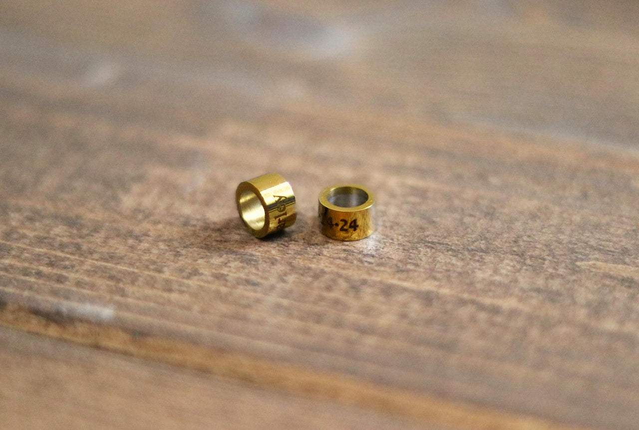 Engraved charm, custom engraved gold tone bead pendant name special date and personal message, personalized initials charm, sentimental gift