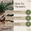 how to measure ankle anklet