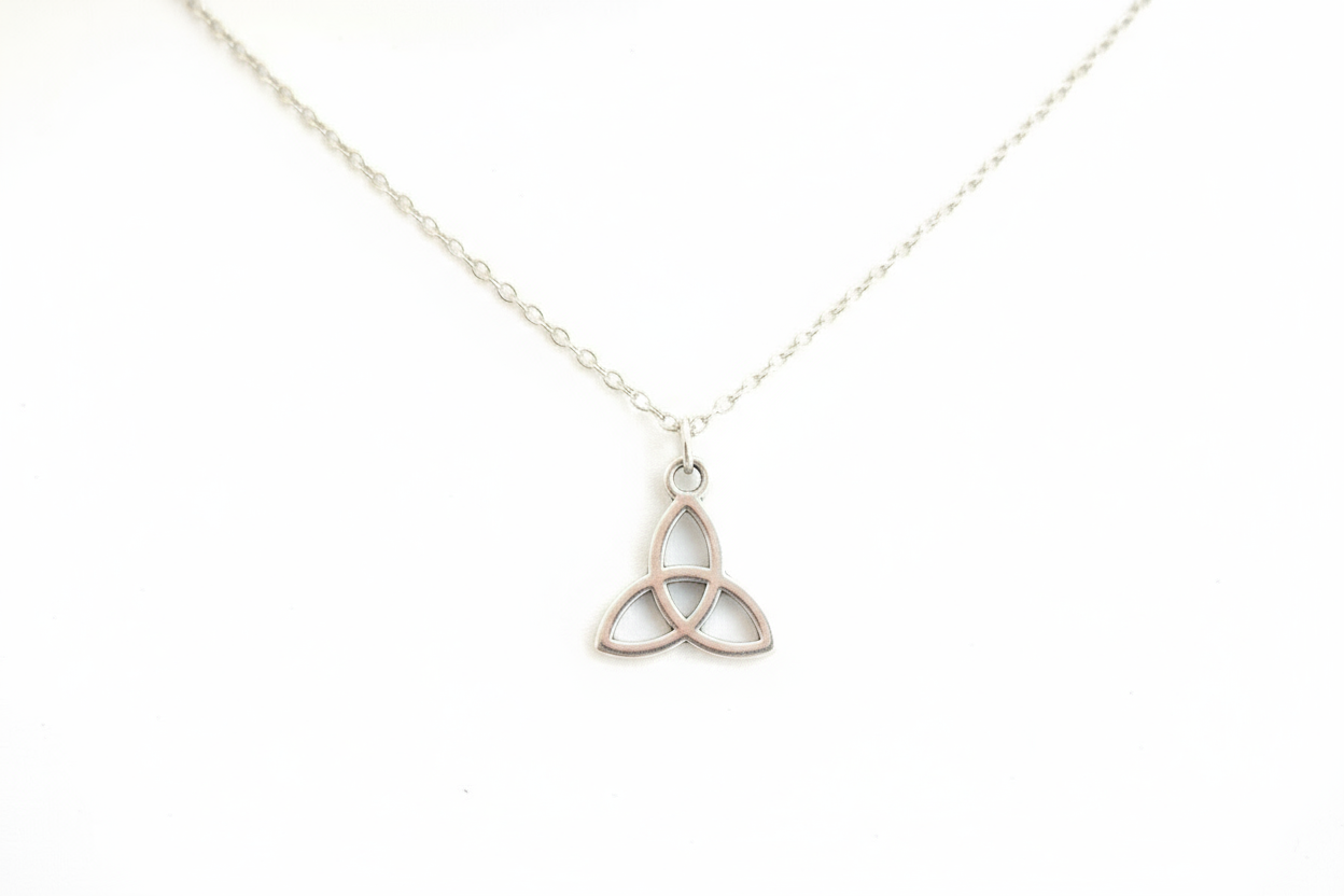 Edelstahlkette Trinity Halskette für Männer, Geschenk für Männer