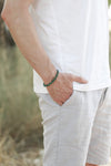 Malachite bracelet for men