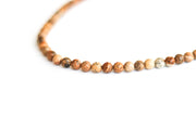 picture jasper beaded necklace for men