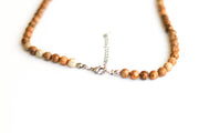 picture jasper beaded necklace for men