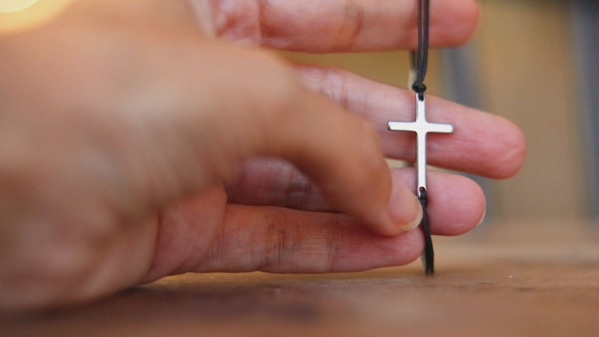 Cross bracelet for men