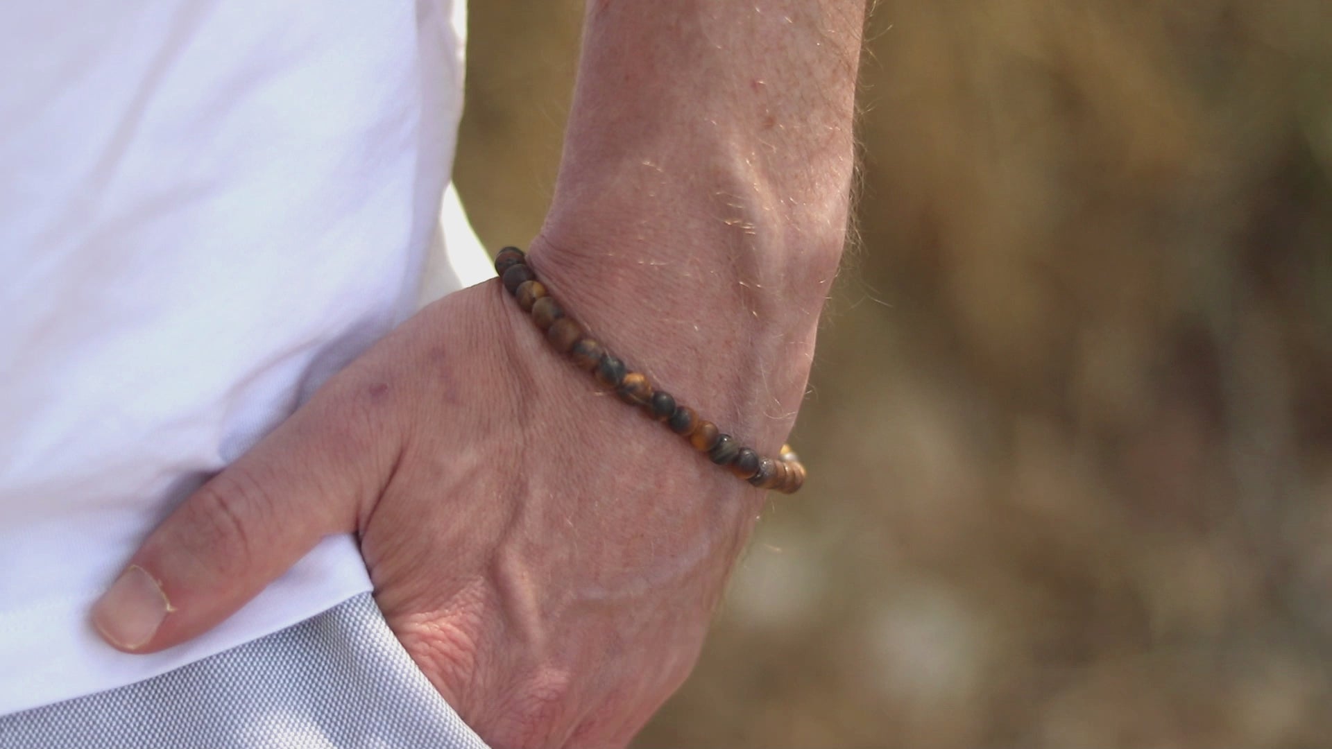 Tiger Eye bracelet for men