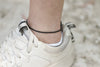 black chain anklet for men