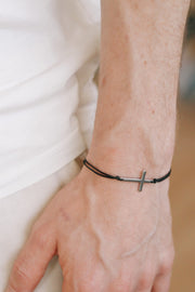 Cross bracelet for men