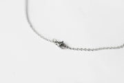 Sideways cross necklace for men