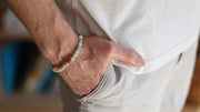 Amazonite bracelet for men