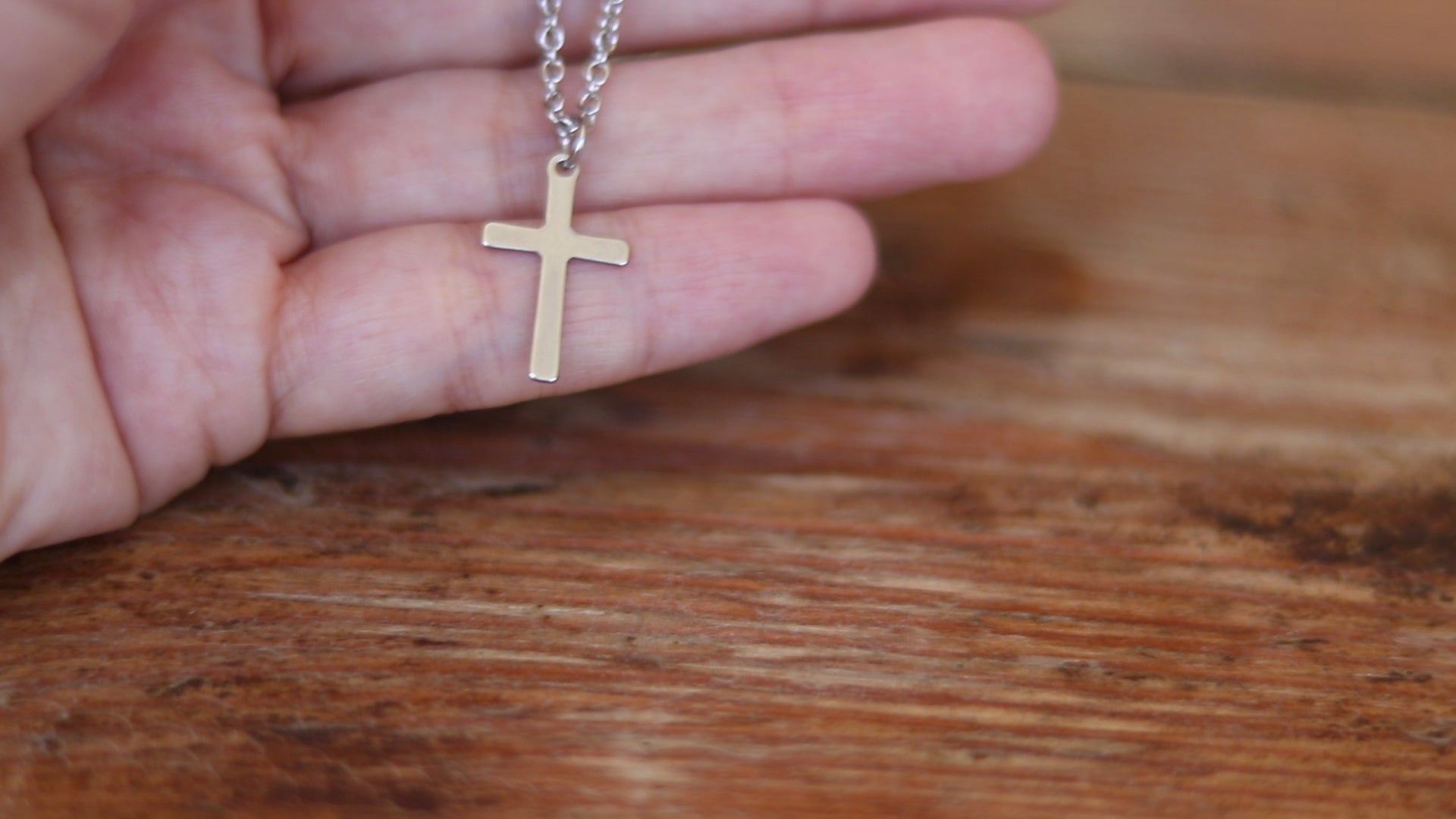 Cross necklace for men