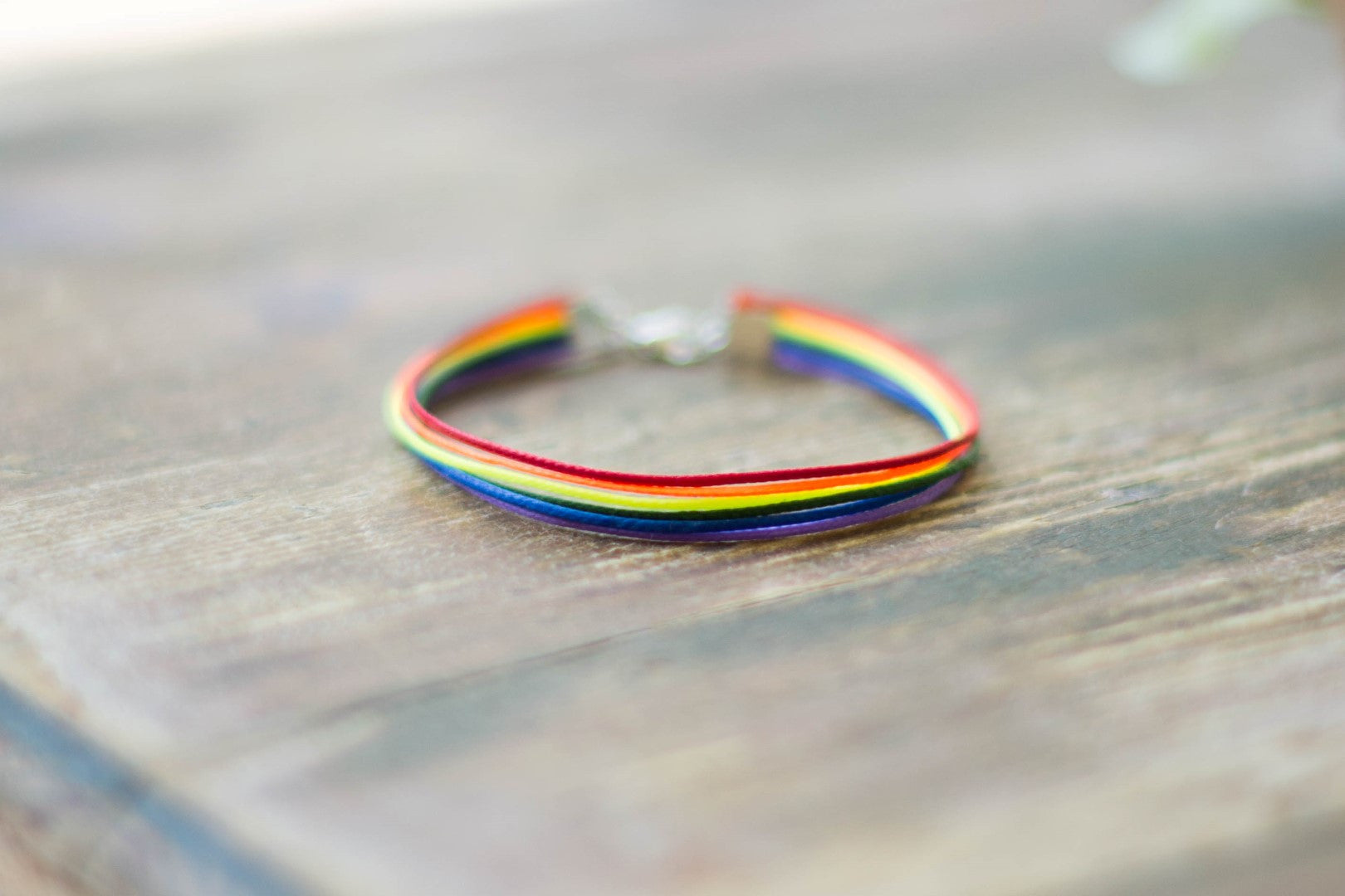 Pride bracelet, rainbow flag bracelet - shani-adi-jewerly