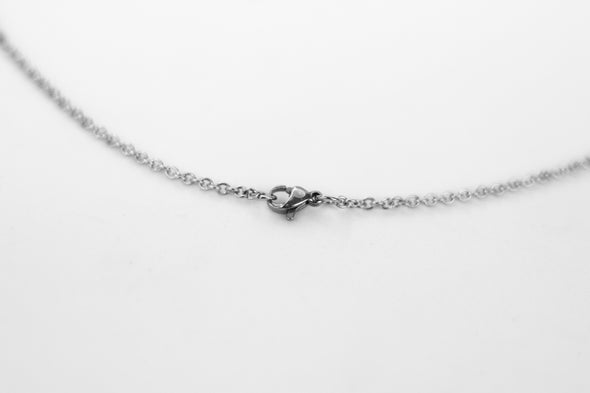 Silberne Perlenkette für Männer, wasserfester Schmuck für Ihn, als Geschenk verpackt