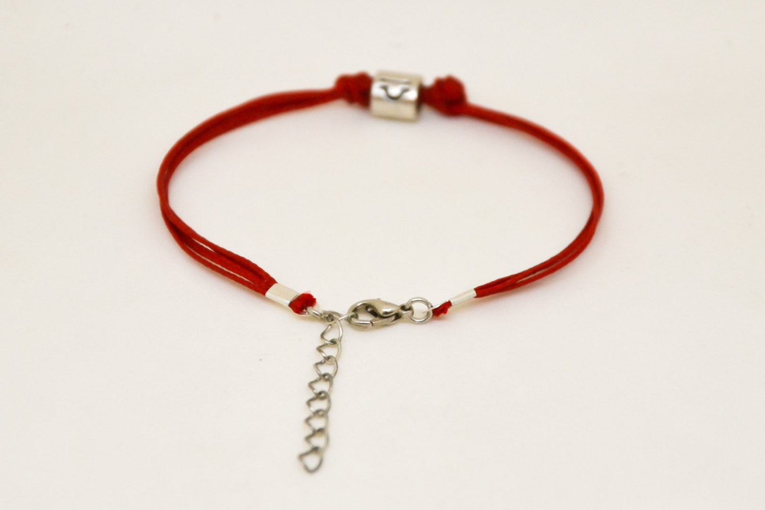 Zodiac signs bracelet, Libra sign, red cord - shani-adi-jewerly