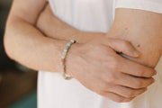 Amazonite bracelet for men