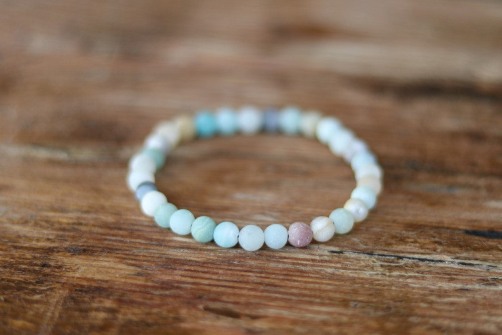 Amazonite bracelet for men