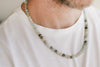 Amazonite necklace for men