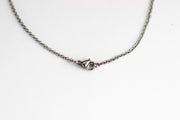 silver spear chain necklace for men - Shani and Adi Jewelry