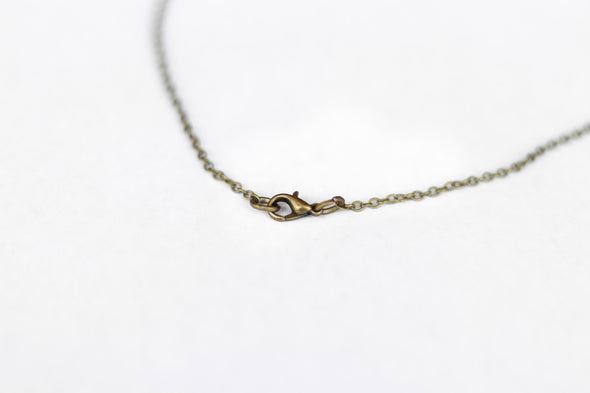 Bronze Chai necklace for men, Hebrew necklace, mens necklace