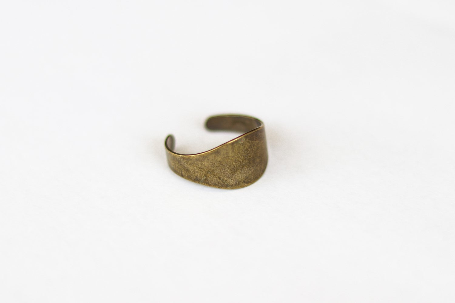 bronze flat ring for women - shani and Adi Jewelry