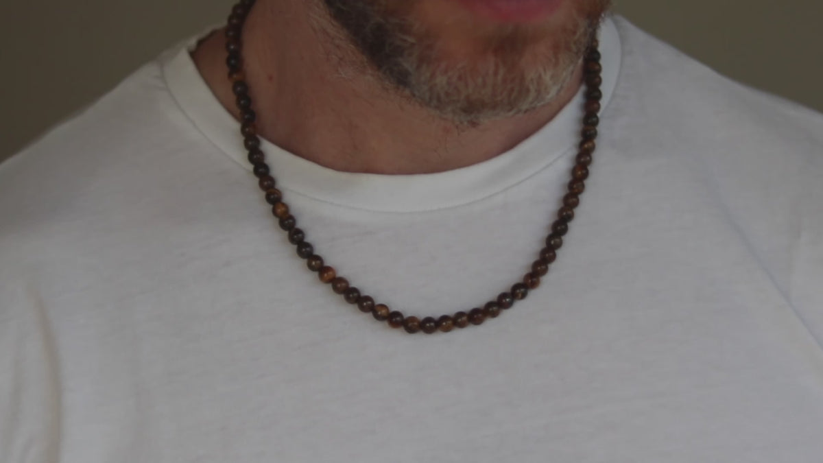 Tiger Eye necklace for men