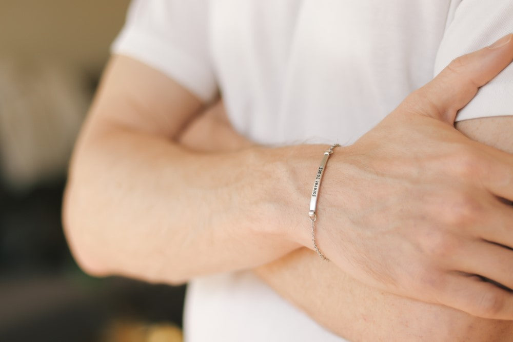 Forever Young bracelet for men