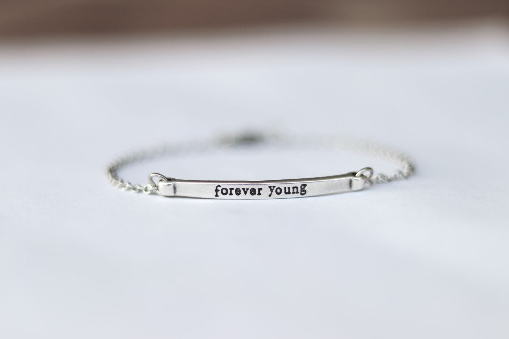 Forever Young bracelet for men