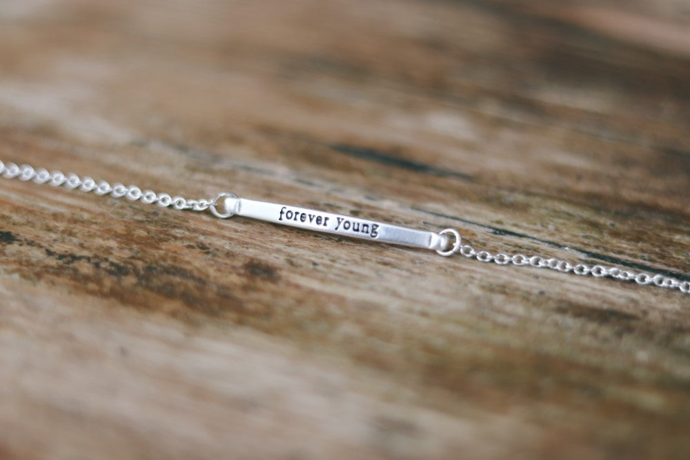 Forever Young bracelet for men