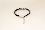 Mom bracelet, silver letters beads bracelet, mothers day gift - shani-adi-jewerly