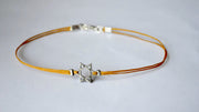 Silver Star of David men's bracelet - shani-adi-jewerly