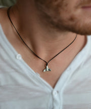 Whale tail necklace for men - shani-adi-jewerly