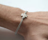 Infinity bracelet for men, gray cord - shani-adi-jewerly