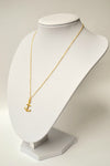 Women's gold anchor necklace - shani-adi-jewerly