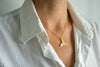 Cain Whale tail gold necklace - shani-adi-jewerly
