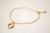 Women's gold chain Hamsa anklet - shani-adi-jewerly