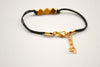 Gold nugget beads cubes bracelet - shani-adi-jewerly