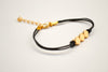 Gold nugget beads cubes bracelet - shani-adi-jewerly