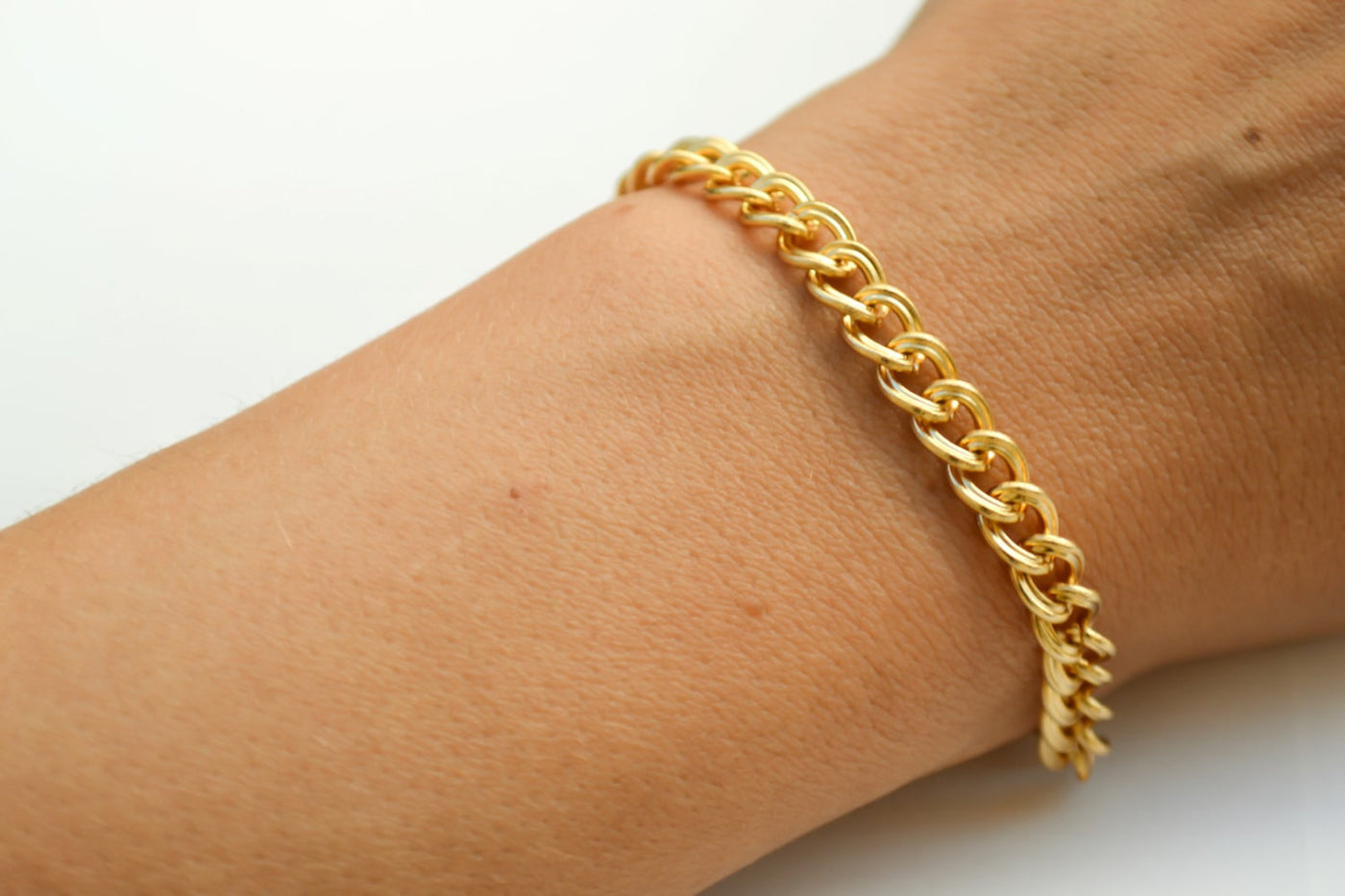 Bracelet | Round Bangle 24K Gold Plated Silver | Susan Brandt Jewelry
