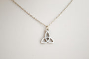Stainless steel chain Trinity necklace for men, gift for man - shani-adi-jewerly