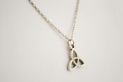 Stainless steel chain Trinity necklace for men, gift for man - shani-adi-jewerly