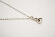 Stainless steel chain Trinity necklace for men, gift for man - shani-adi-jewerly